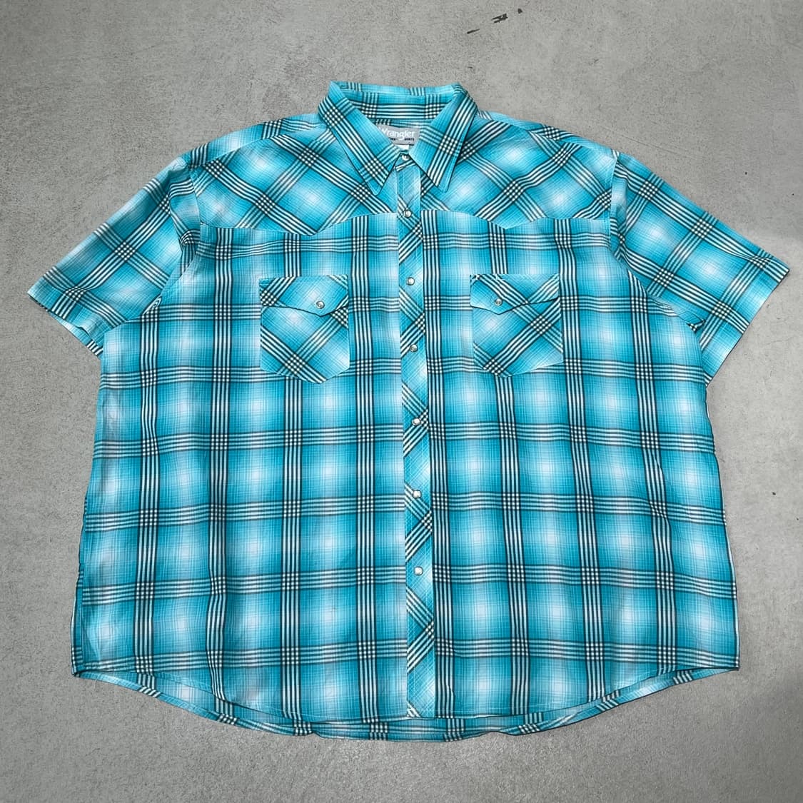 랭글러 체크 하프셔츠 s10630 상품이미지1