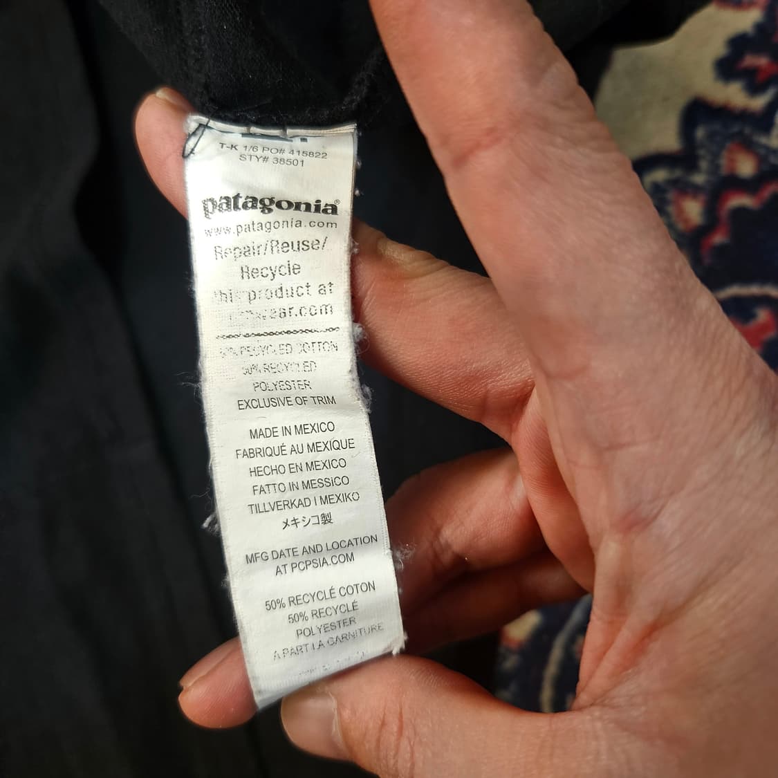 파타고니아 시그니쳐 백로고 빈티지 반팔티셔츠 상품이미지6