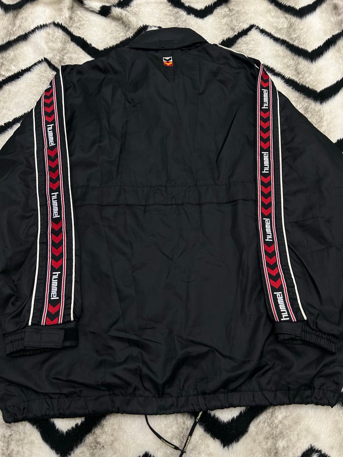 [2XL]험멜90s 사이드라인 바람막이/블랙 상품이미지4