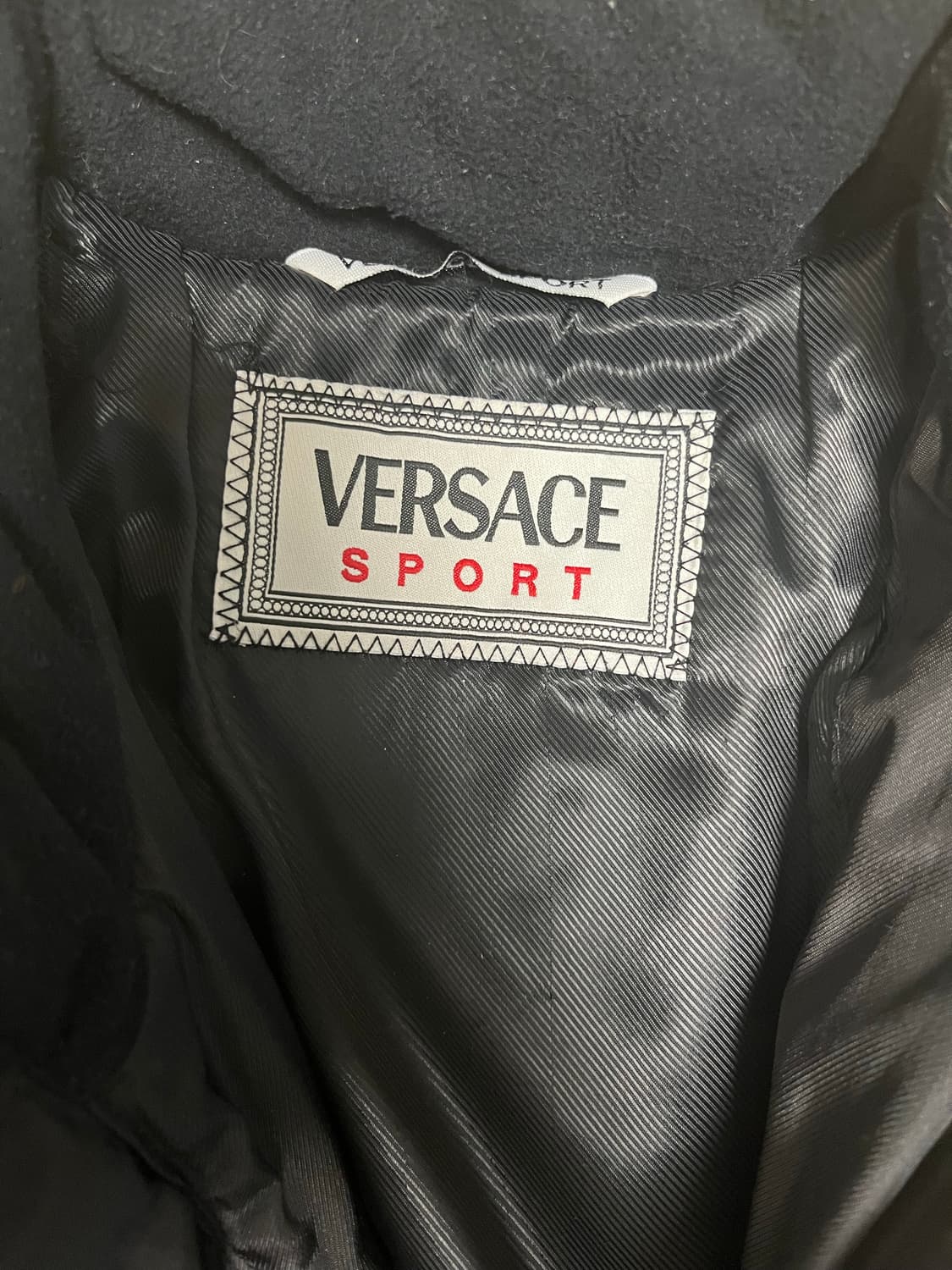 베르사체 스포츠 블랙 패딩 점퍼 상품이미지3