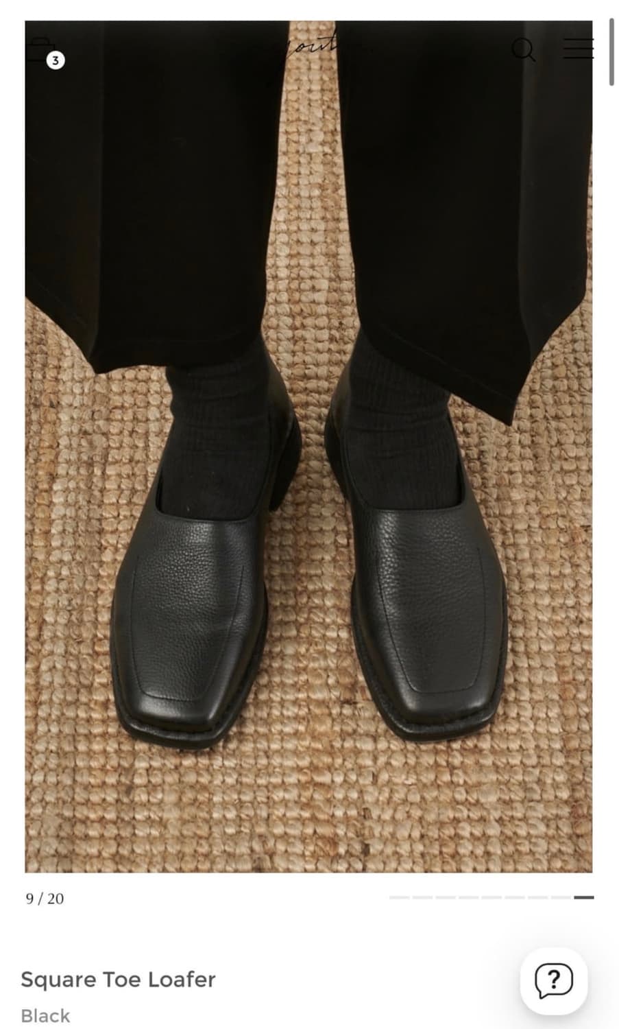 유스 스퀘어토 43사이즈 상품이미지1