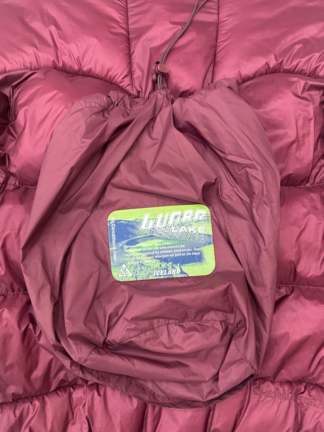 [M] 나이키 ACG 써마핏 ADV 루나 레이크 퍼퍼 자켓 나이트 마룬 상품이미지8