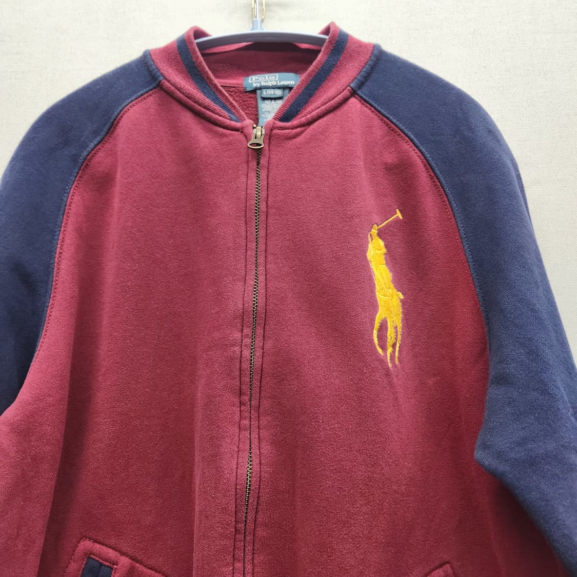 폴로랄프로렌 배색 빅포니 코튼 집업 L 상품이미지2