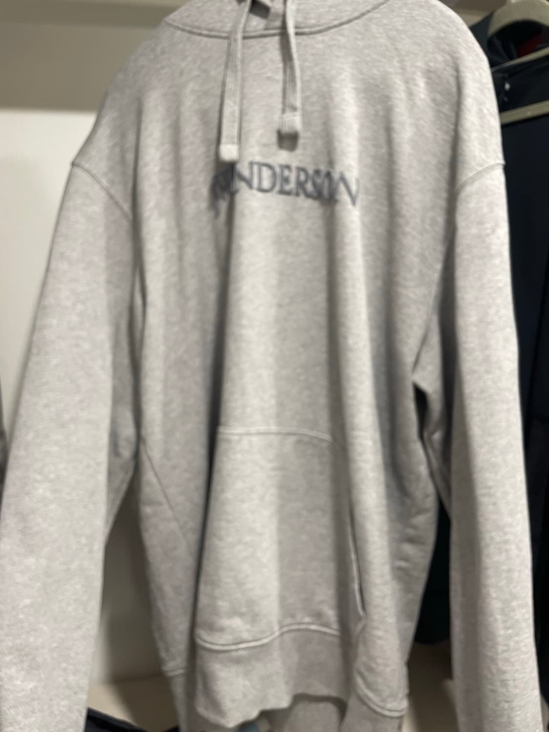 Jw anderson 로고 자수 후디 m 사이즈 상품이미지3