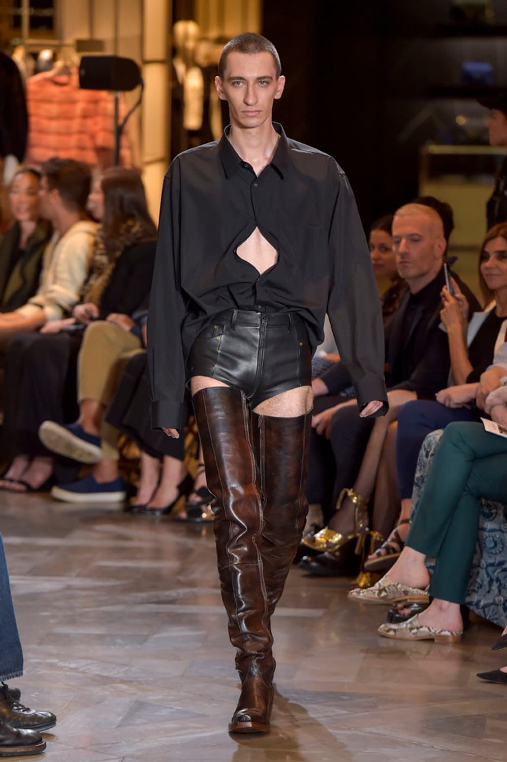 베트멍 꼼데가르송 17ss 벤딩 셔츠 상품이미지2