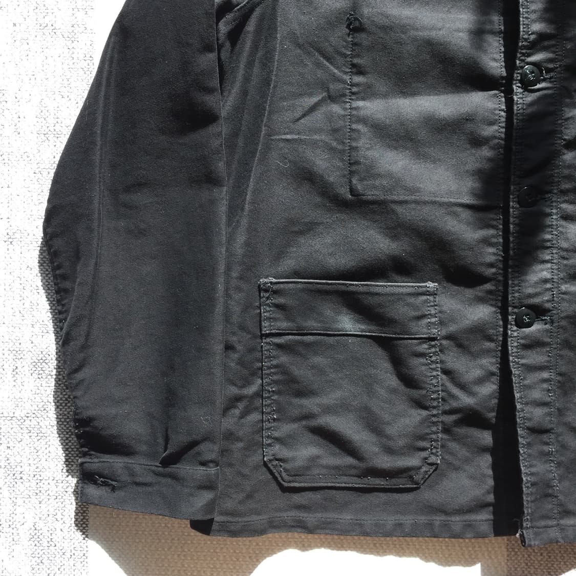 60s adolphe lafont 아돌프 라퐁 몰스킨 프렌치워크 자켓 상품이미지4