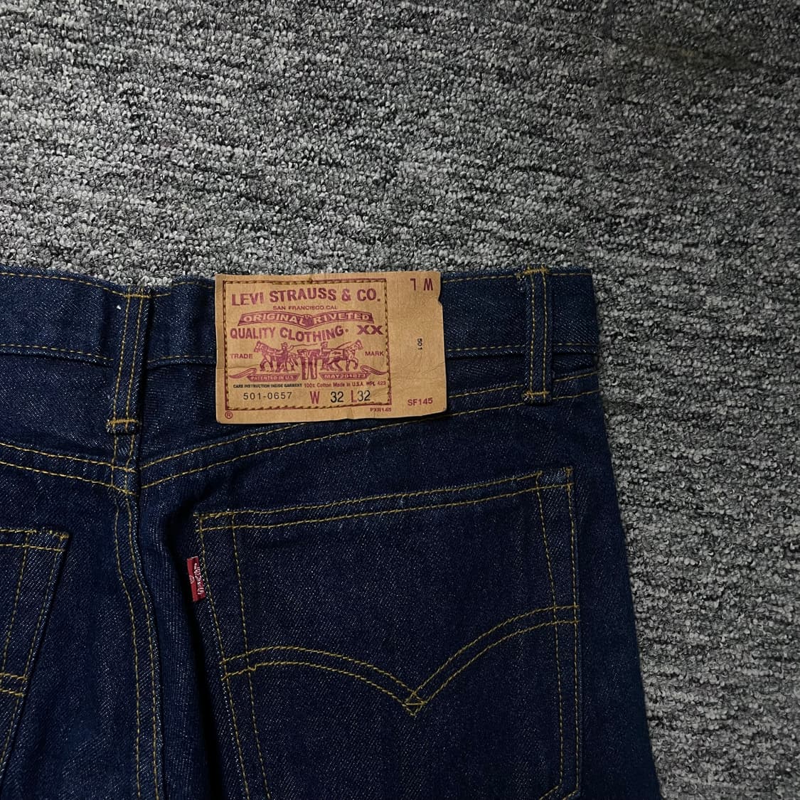 리바이스 501 인디고 데님 레귤러 팬츠y 2360 상품이미지5