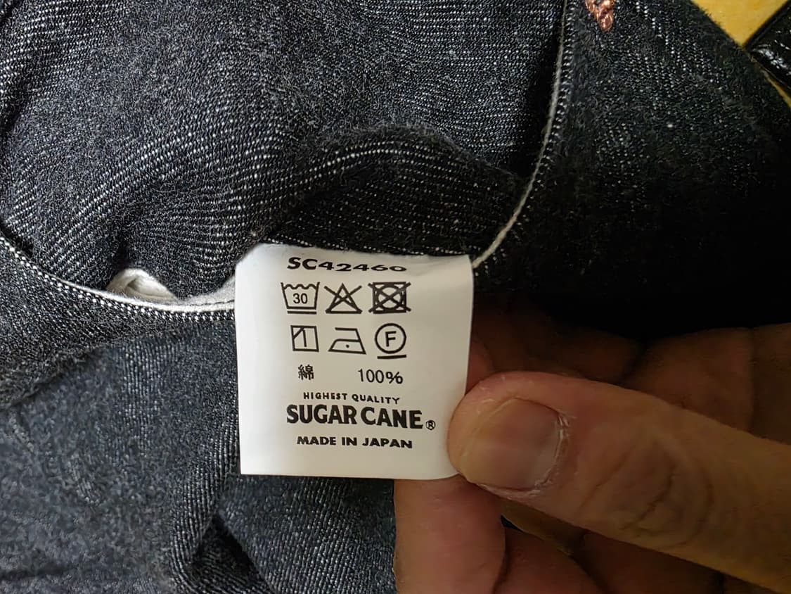 슈가케인 1947 SC42460 블랙데님 32 판매 상품이미지4