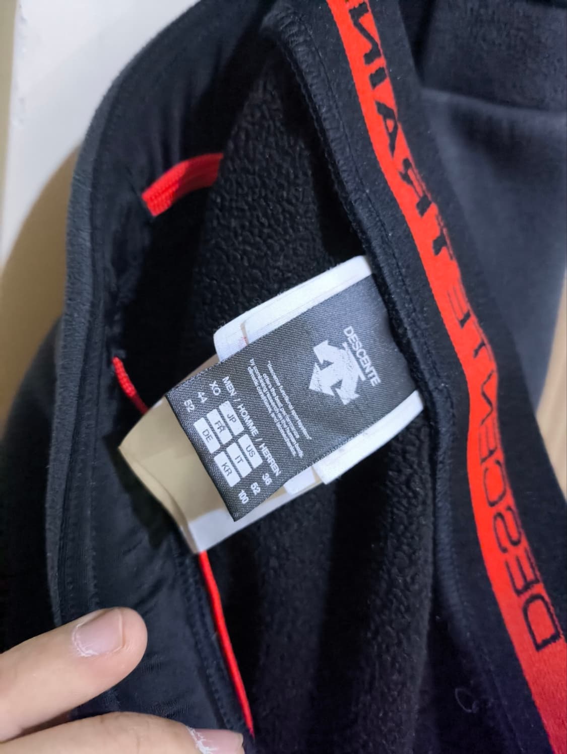 40사이즈 데상트 트레이닝 기모 플리스바지 상품이미지7