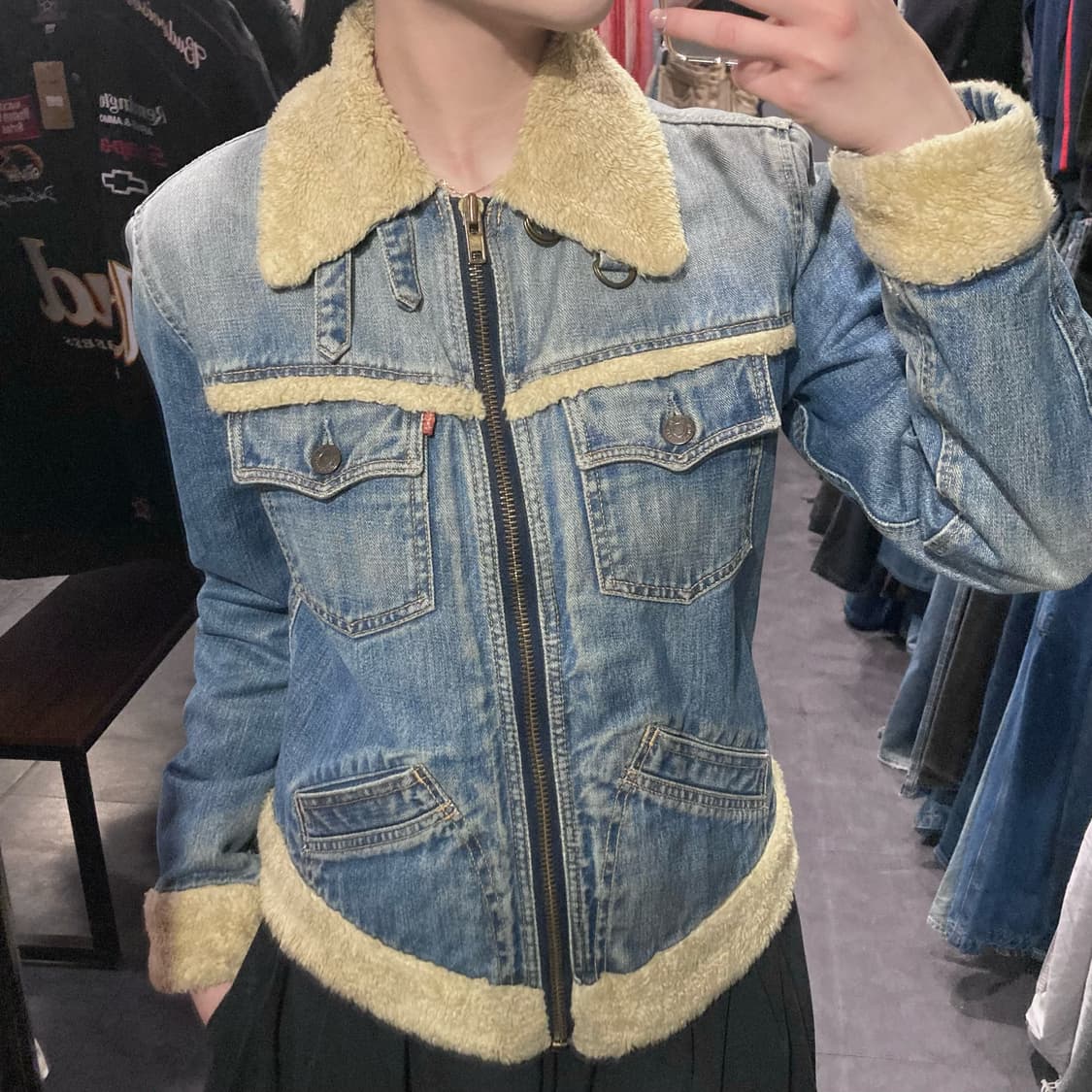 [IM]리바이스 데님 양털 자켓 상품이미지2