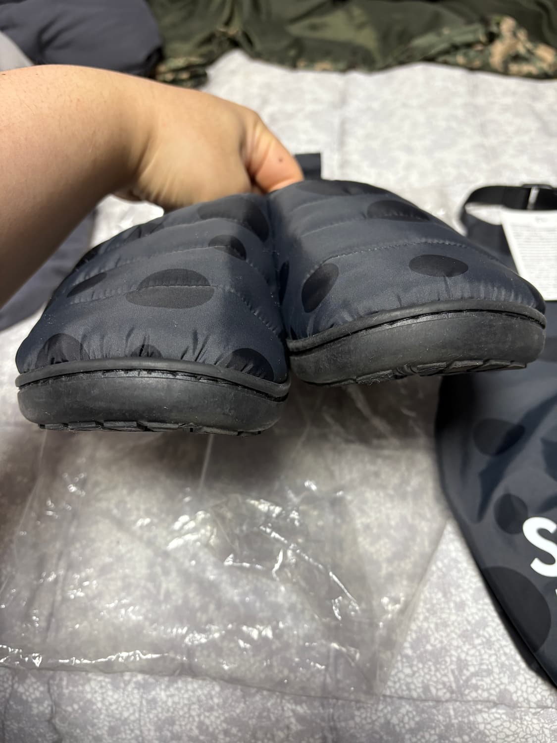 subu 스부 패커블 차콜 도트 3사이즈 상품이미지4