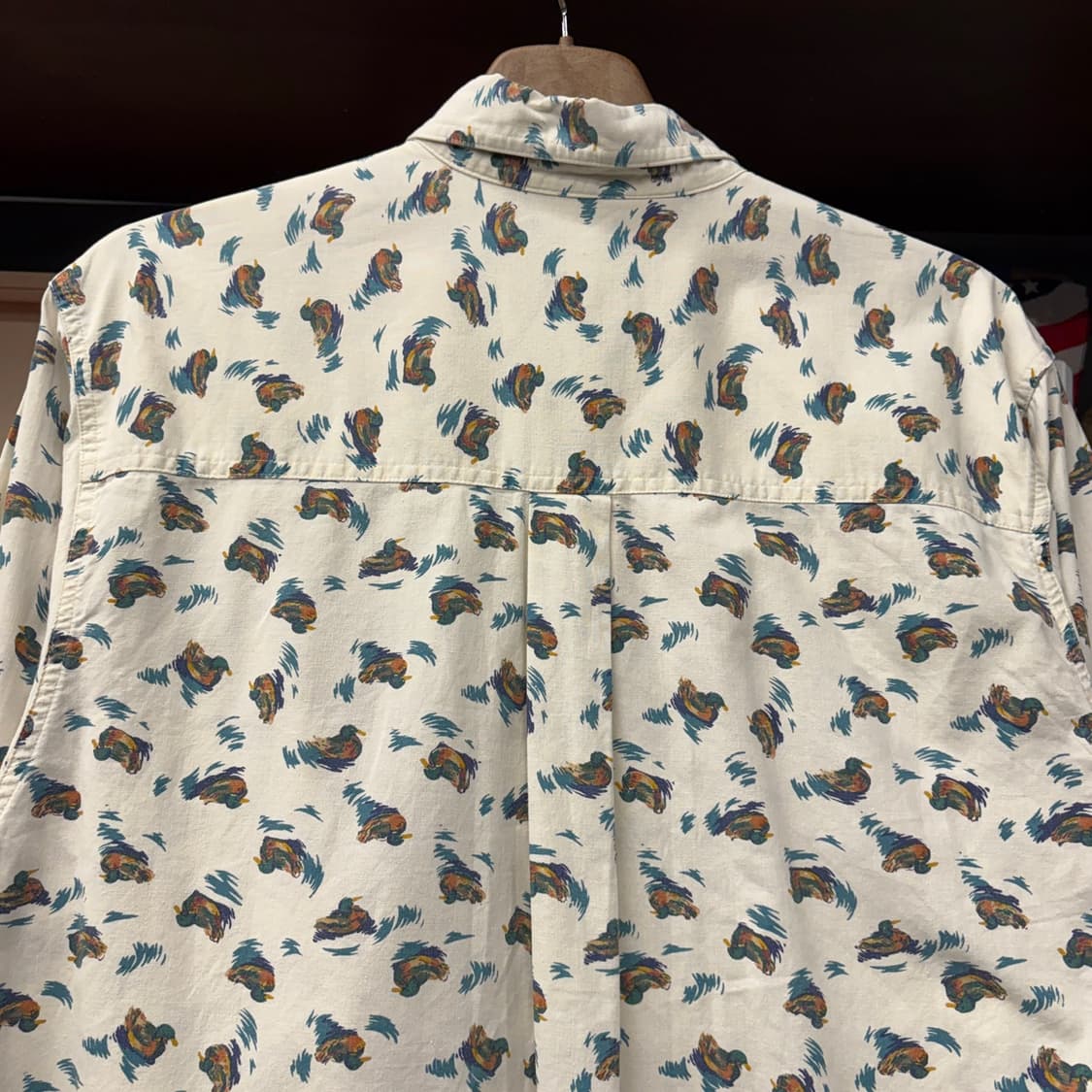 90s 랭글러 러기드 웨어 올오버 애니멀 패턴 헌팅셔츠 N1121 상품이미지5