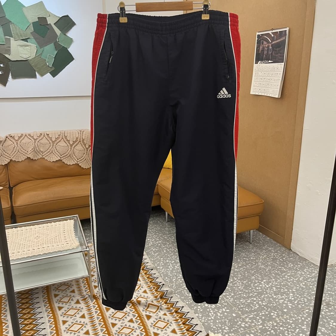 아디다스 올드스쿨 레트로 90's  배색 트랙팬츠 80 C10603 상품이미지3