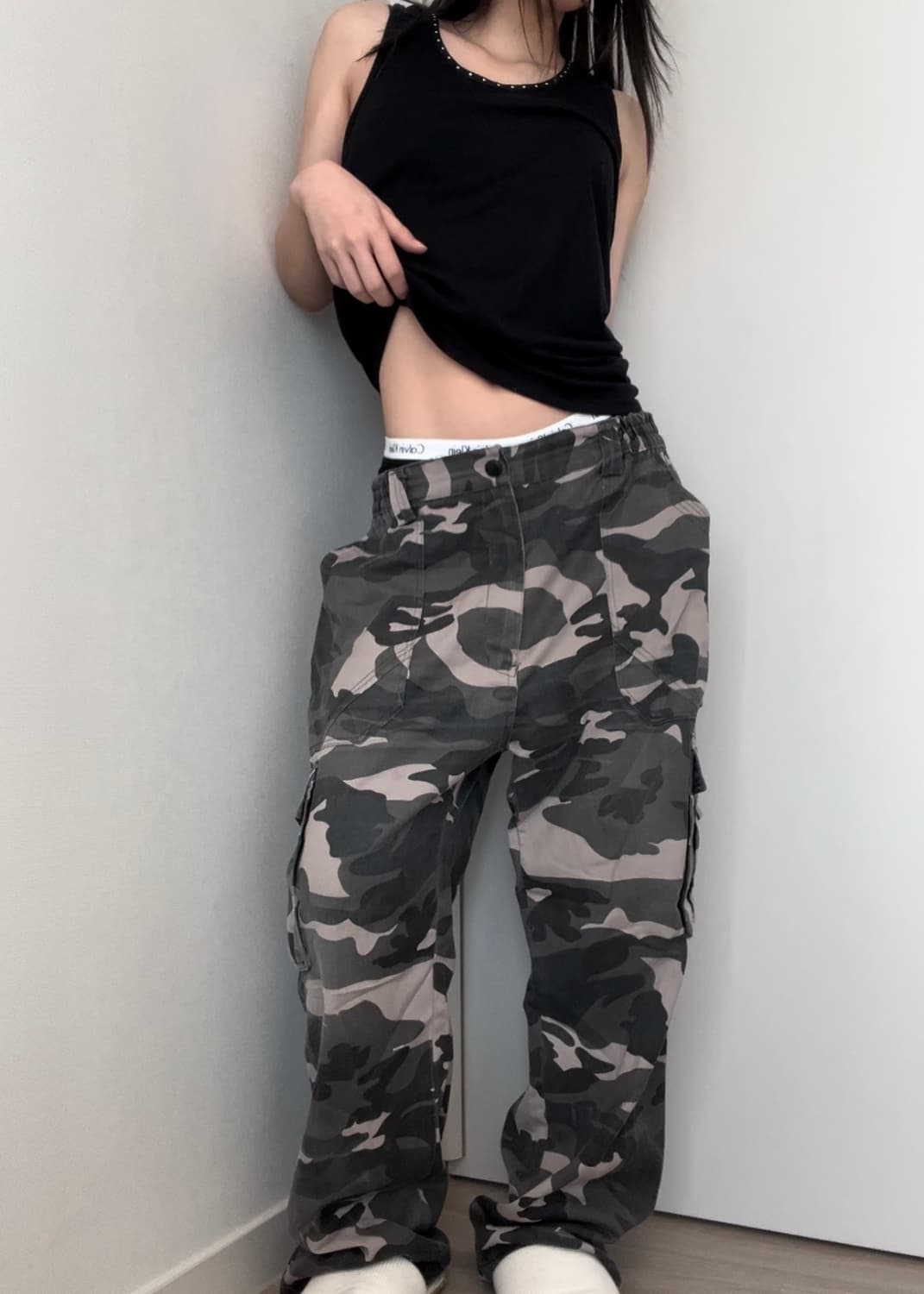 black stud sleeveless 상품이미지2