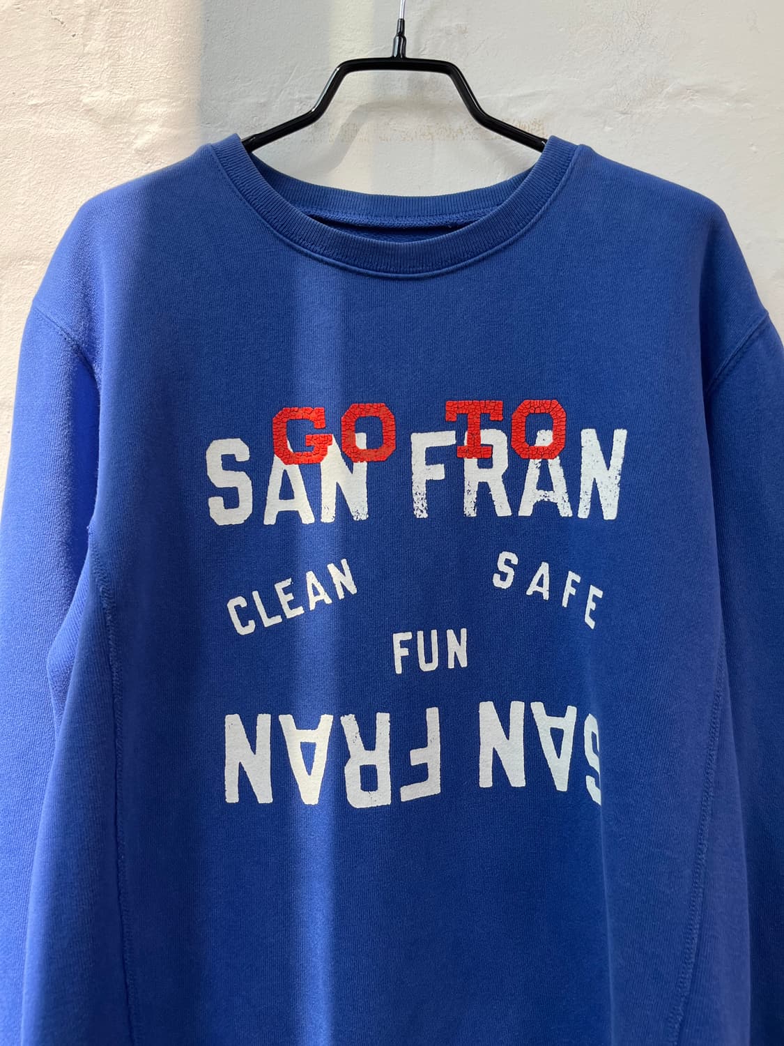 Gap 블루 프린팅 스웻셔츠 M 상품이미지2