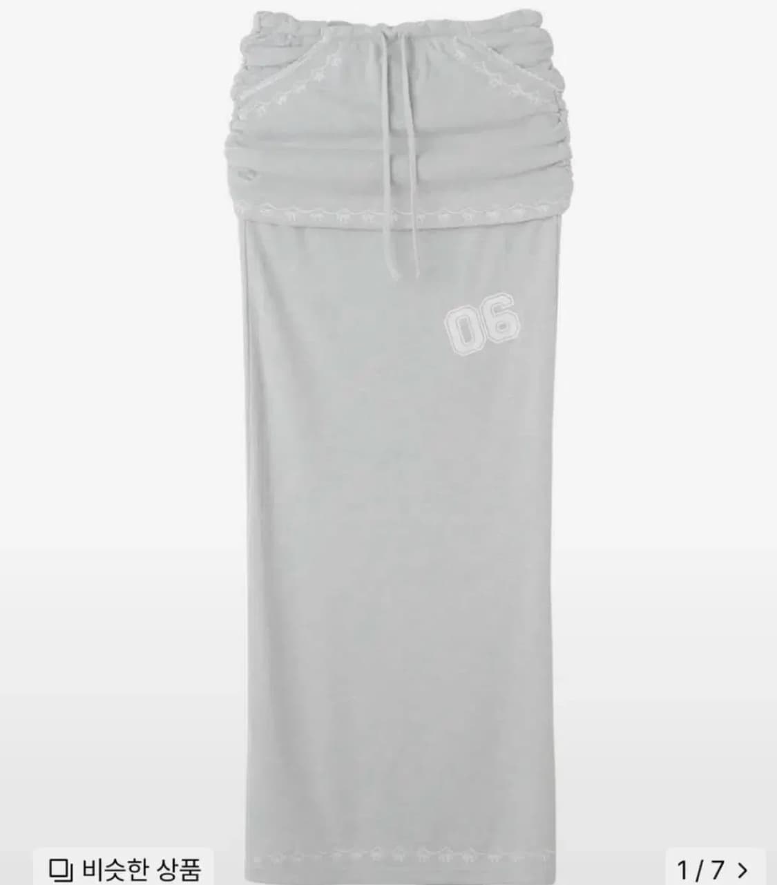 스컬프터 셔링 레이어드 맥시 스커트 상품이미지2