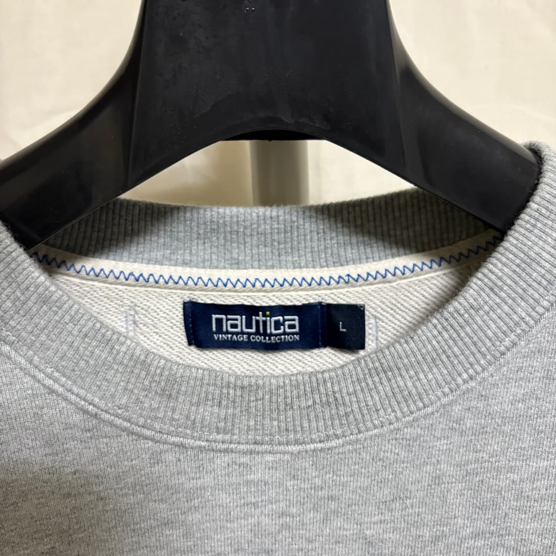 노티카 빈티지 컬렉션 아치로고 맨투맨 스웻셔츠 / 그레이, L 상품이미지4