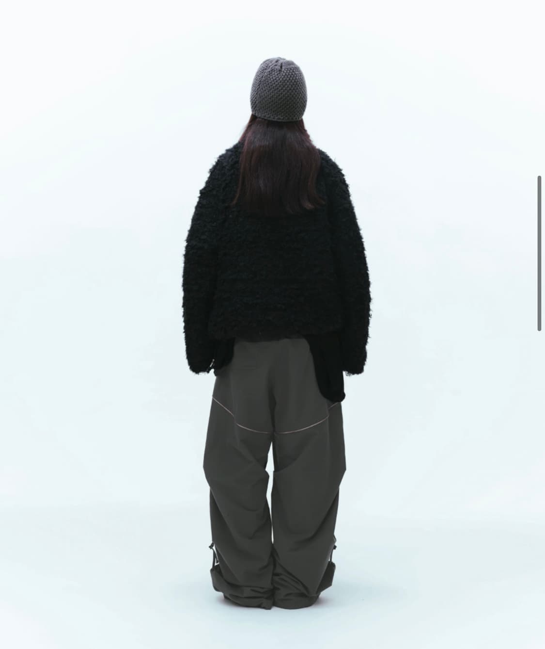 Coyse 코이세이오 hairy fur jaket black 상품이미지3