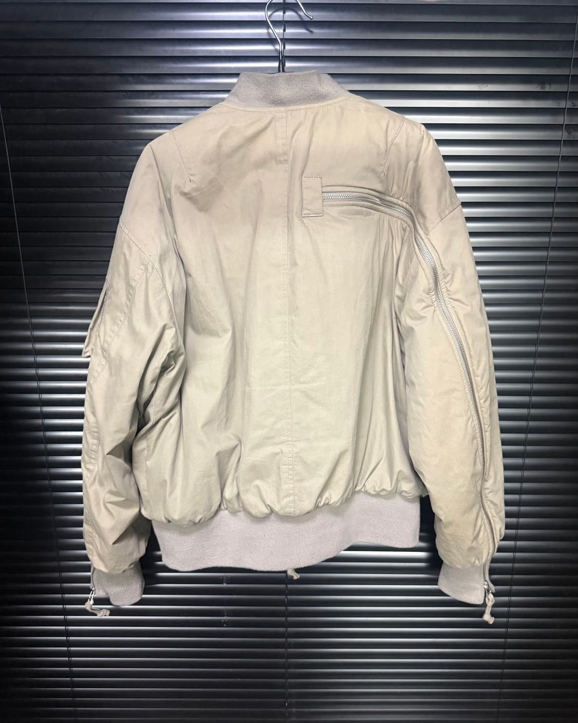 그레일즈 양면 리버시블 ma-1 항공 점퍼 코튼 워시드 지퍼 봄버 블루종 상품이미지7