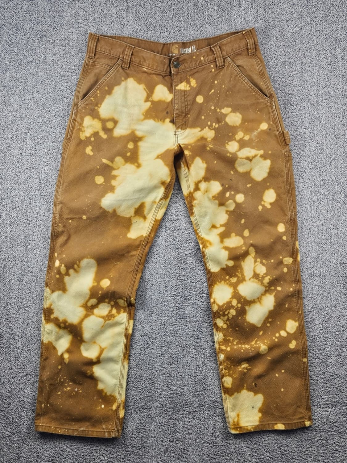 칼하트 덕캔버스 싱글니 카펜터 워크팬츠 커스텀 (36X32)/ 11739 상품이미지1