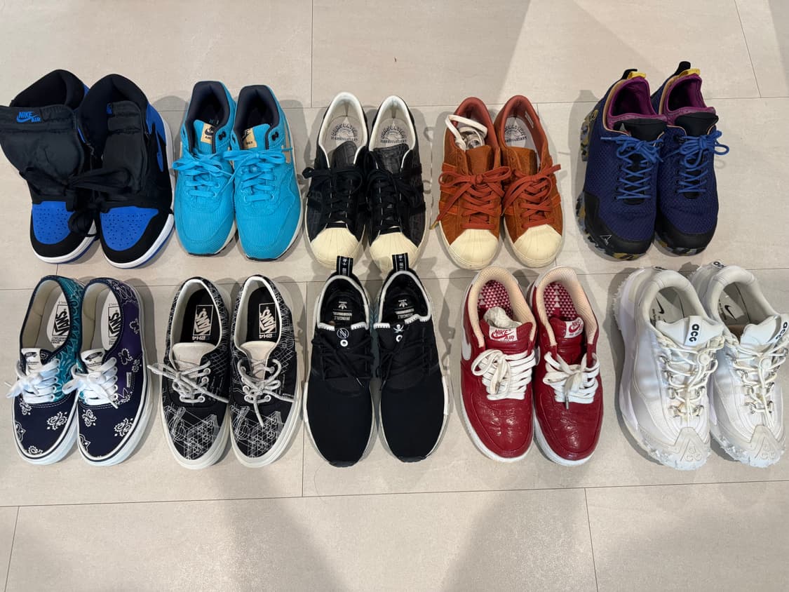 나이키 ,acg,아디다스, 네이버후드,꼼데, 반스, 로아하이킹 신발 상품이미지1