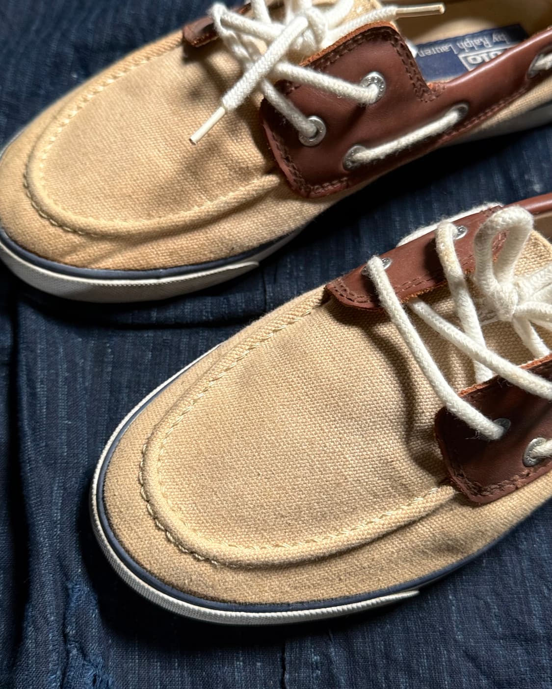 폴로 랄프로렌 랜더 보트슈즈 US5 상품이미지4