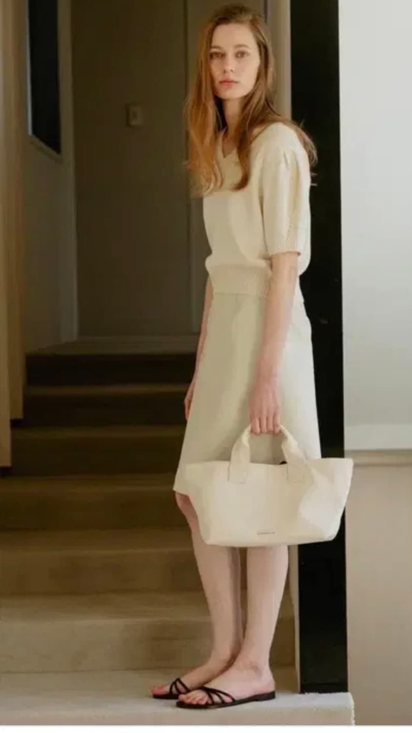 킨더살몬 RESORT23 Medium Canvas Tote Bag 상품이미지3