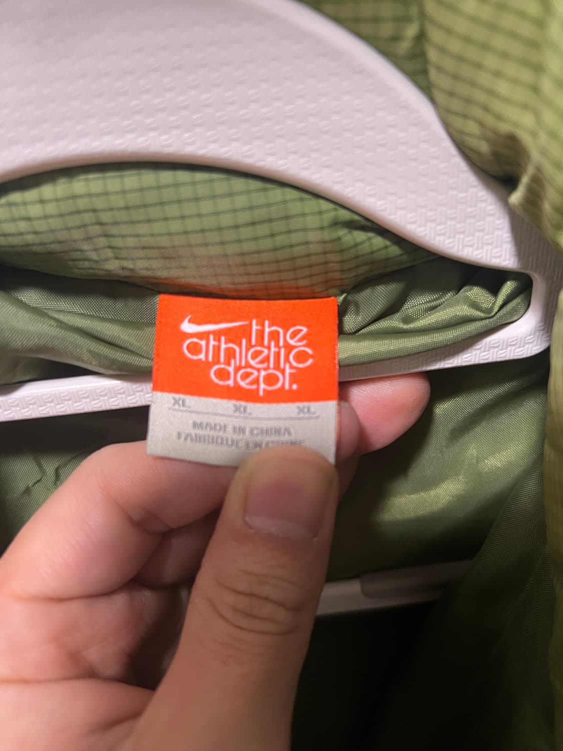 [xl]나이키 패딩 연두 상품이미지3