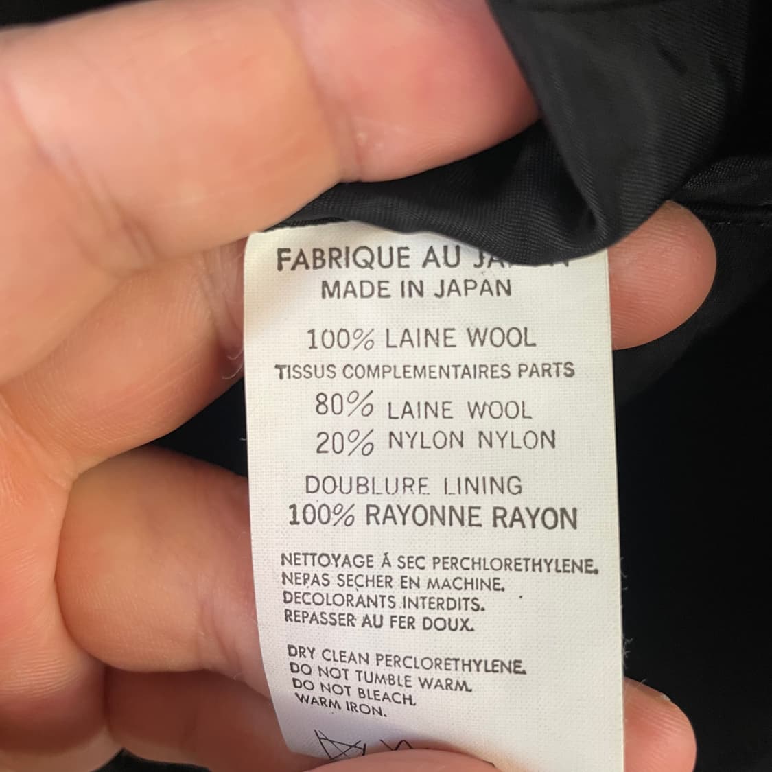 요지야마모토 니트 슬리브 블레이저 자켓 상품이미지10