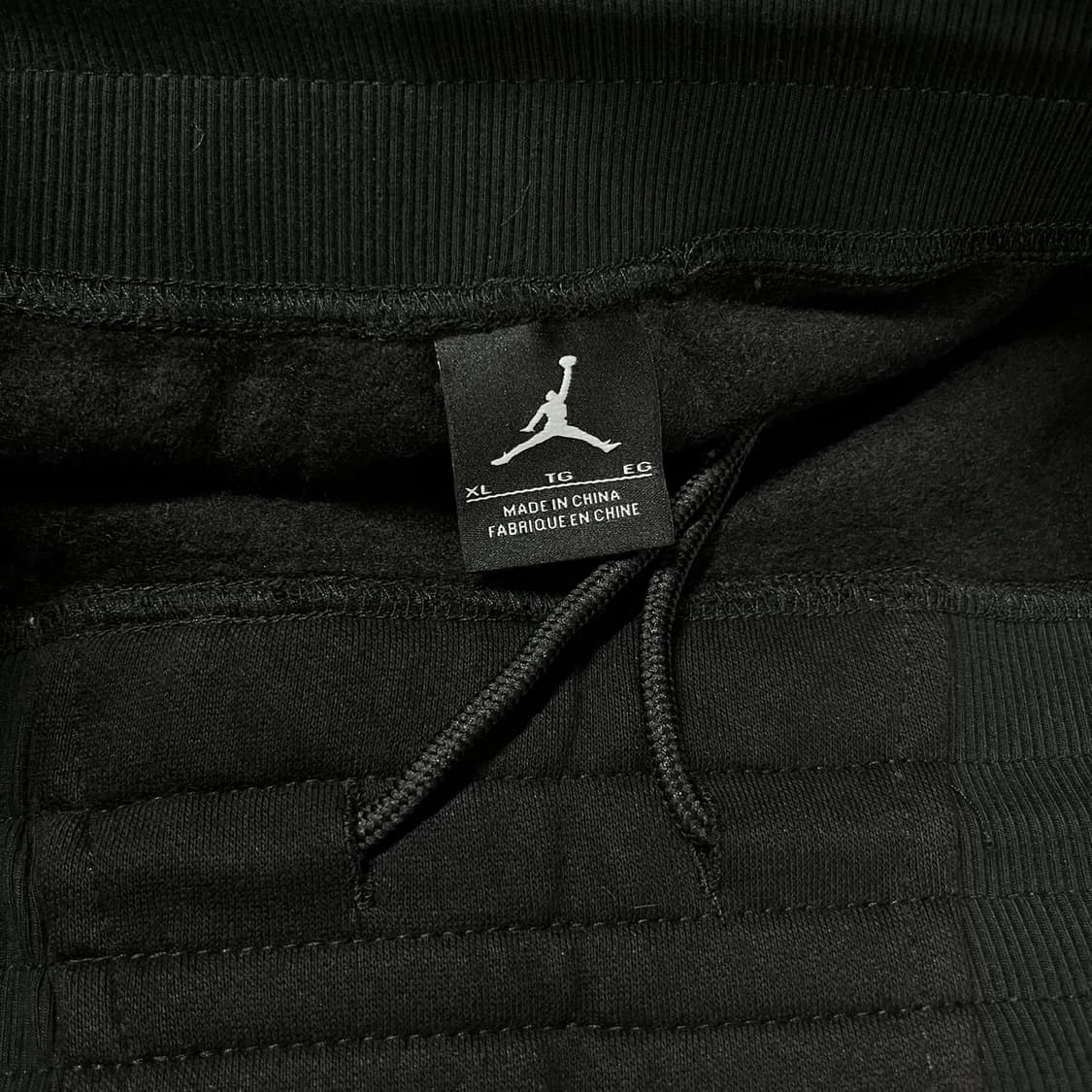 [XL] 조던 기모 블랙 트레이닝 조거팬츠 밴딩바지 상품이미지5
