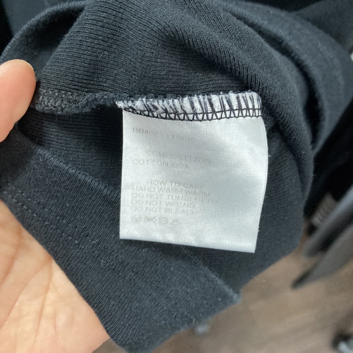 블랙업 여성반팔티셔츠 블랙 S 상품이미지5