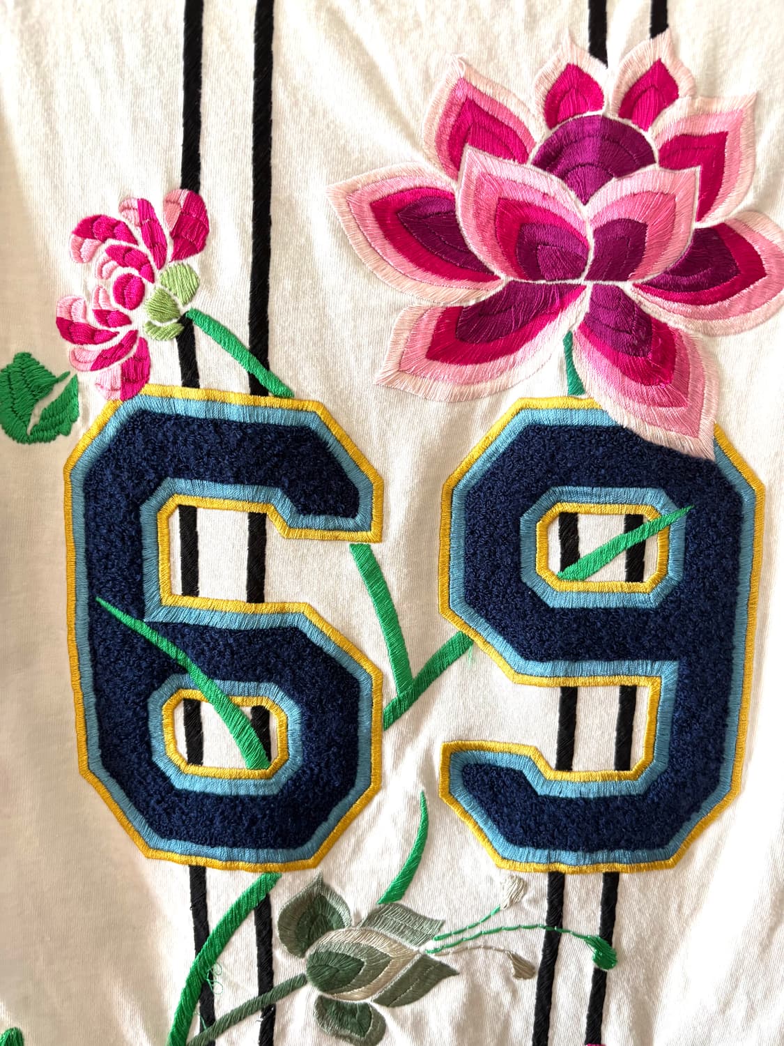 03FW 크리스찬 디올 존 갈리아노 Adiorable 69 자수 티셔츠 상품이미지7