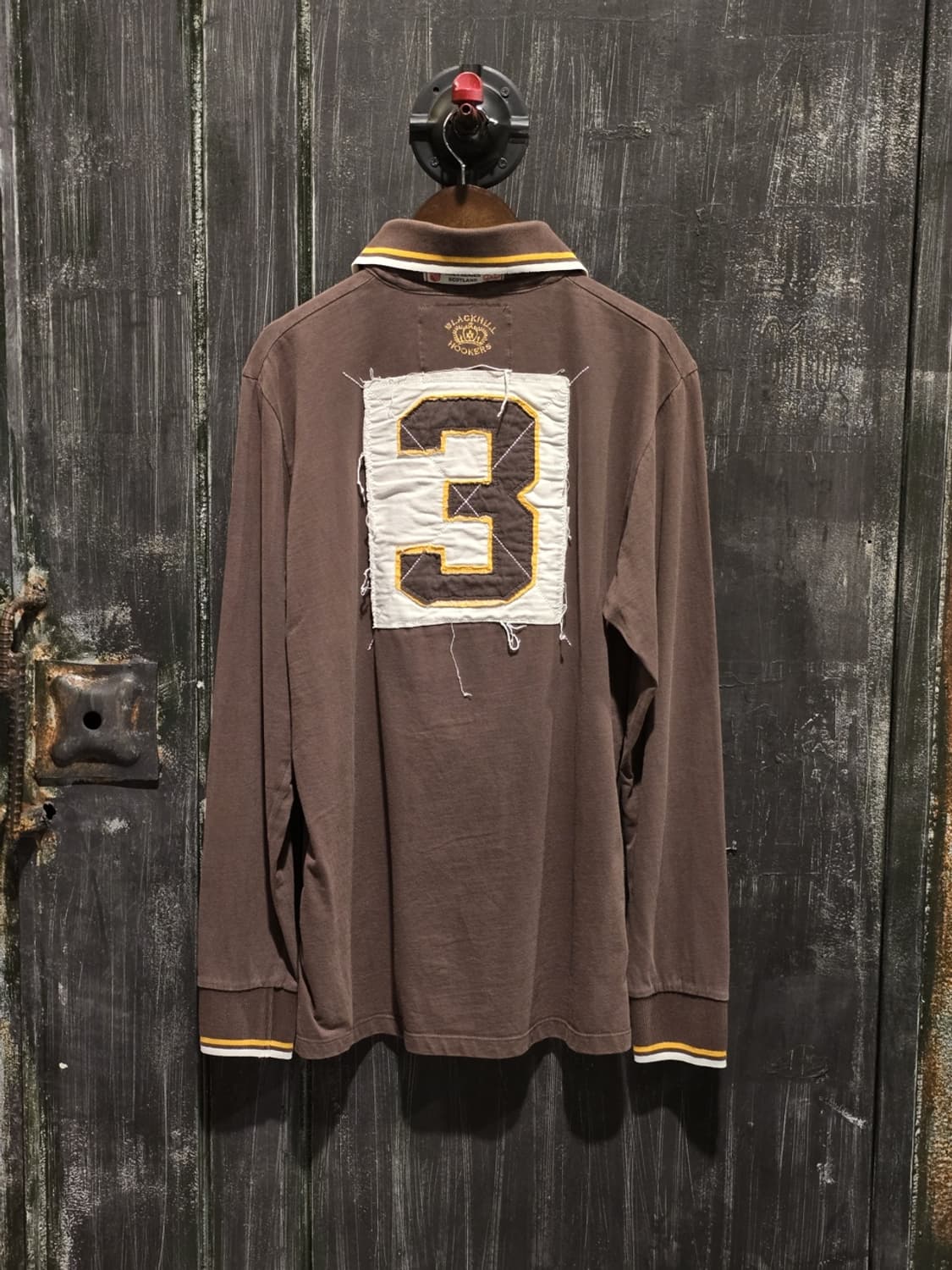 00s ALCOTT Rugby Club Long  Polo Shirt 상품이미지7