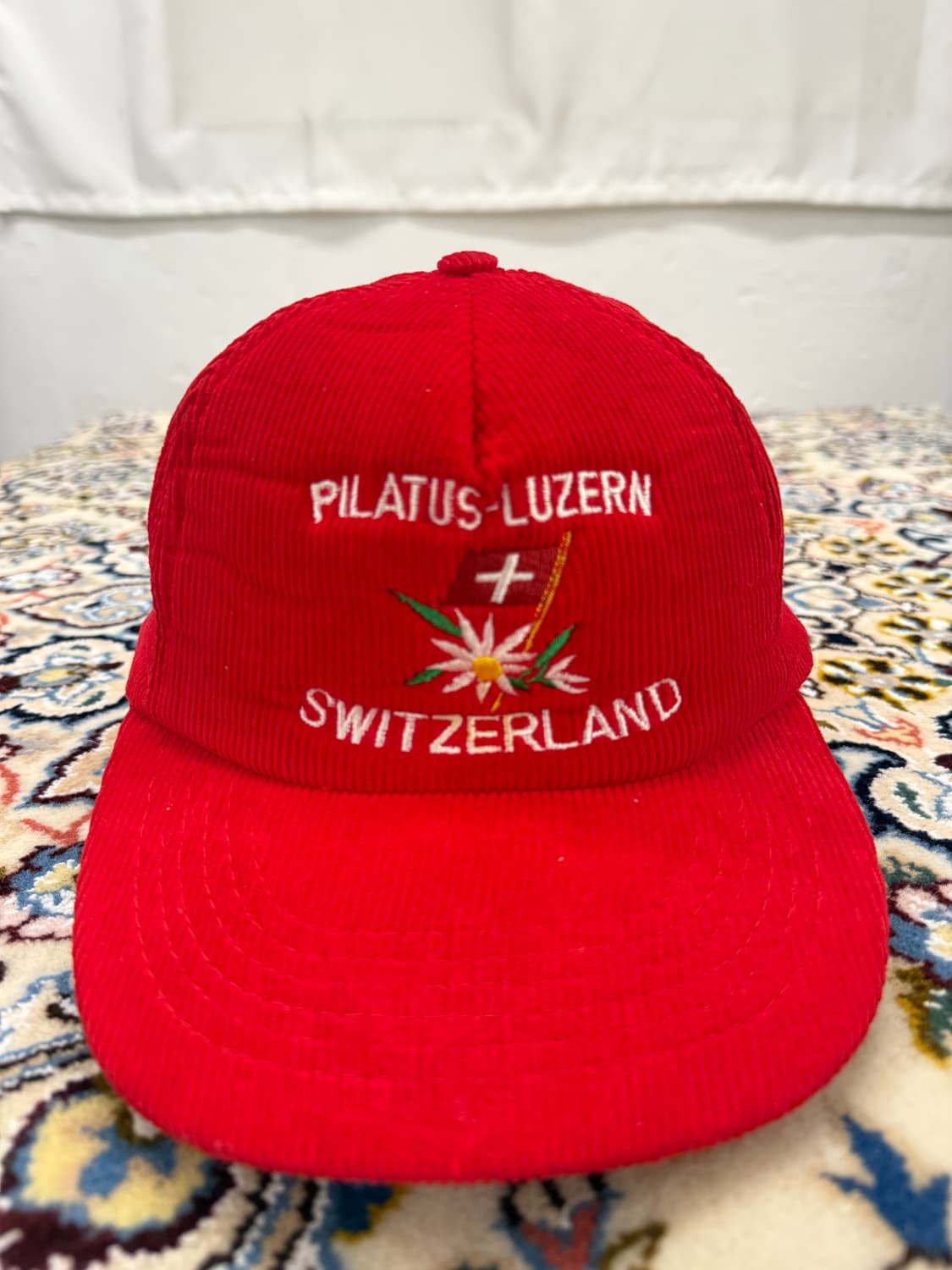 빈티지 코듀로이 자수캡 상품이미지2