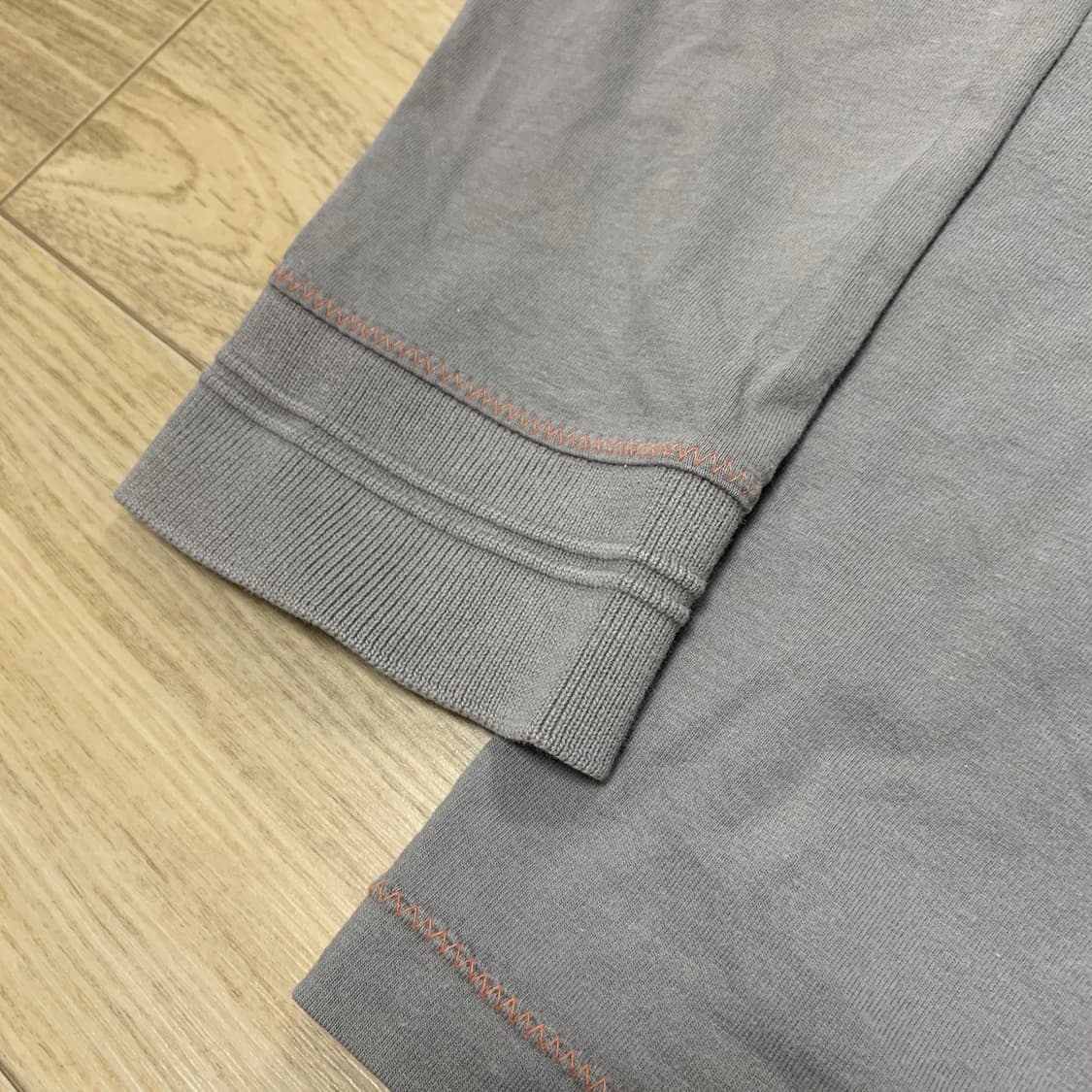 L]Paul Smith 폴스미스 주황 스티치 포인트 워싱 롱슬리브 티셔츠 상품이미지5