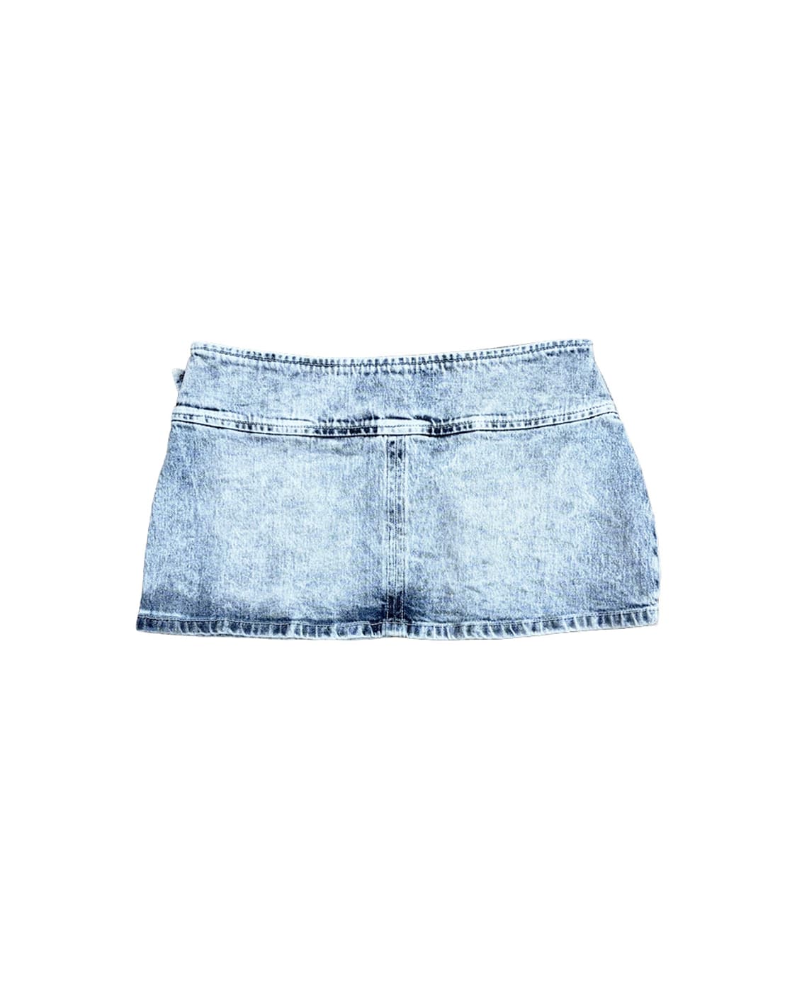 헤븐 벨티드 데님 미니 스커트 상품이미지2