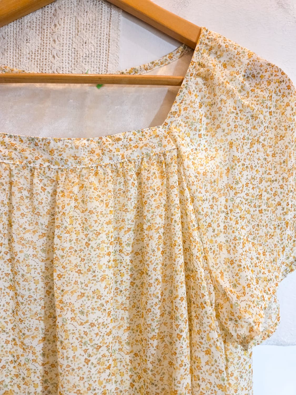 잔꽃 반팔 원피스 상품이미지3