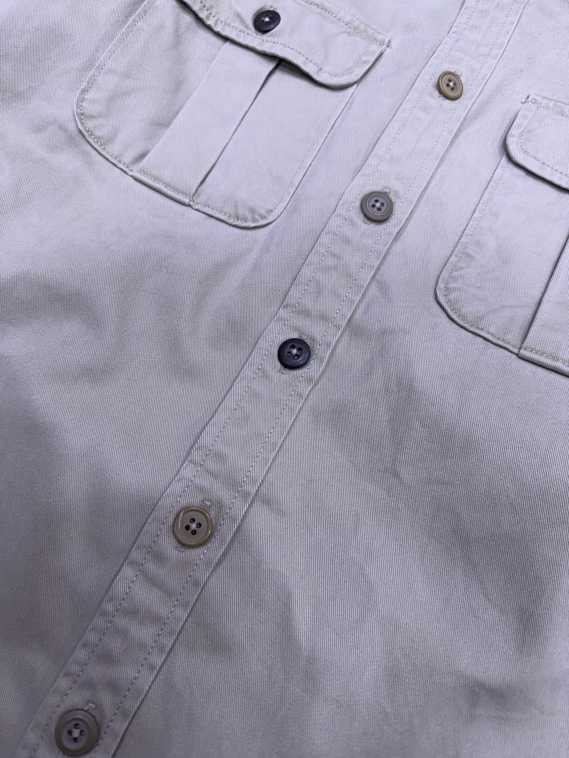 GAP 갭 투포켓 워크셔츠 자켓 셔켓 헤비코튼 베이지 S 상품이미지7