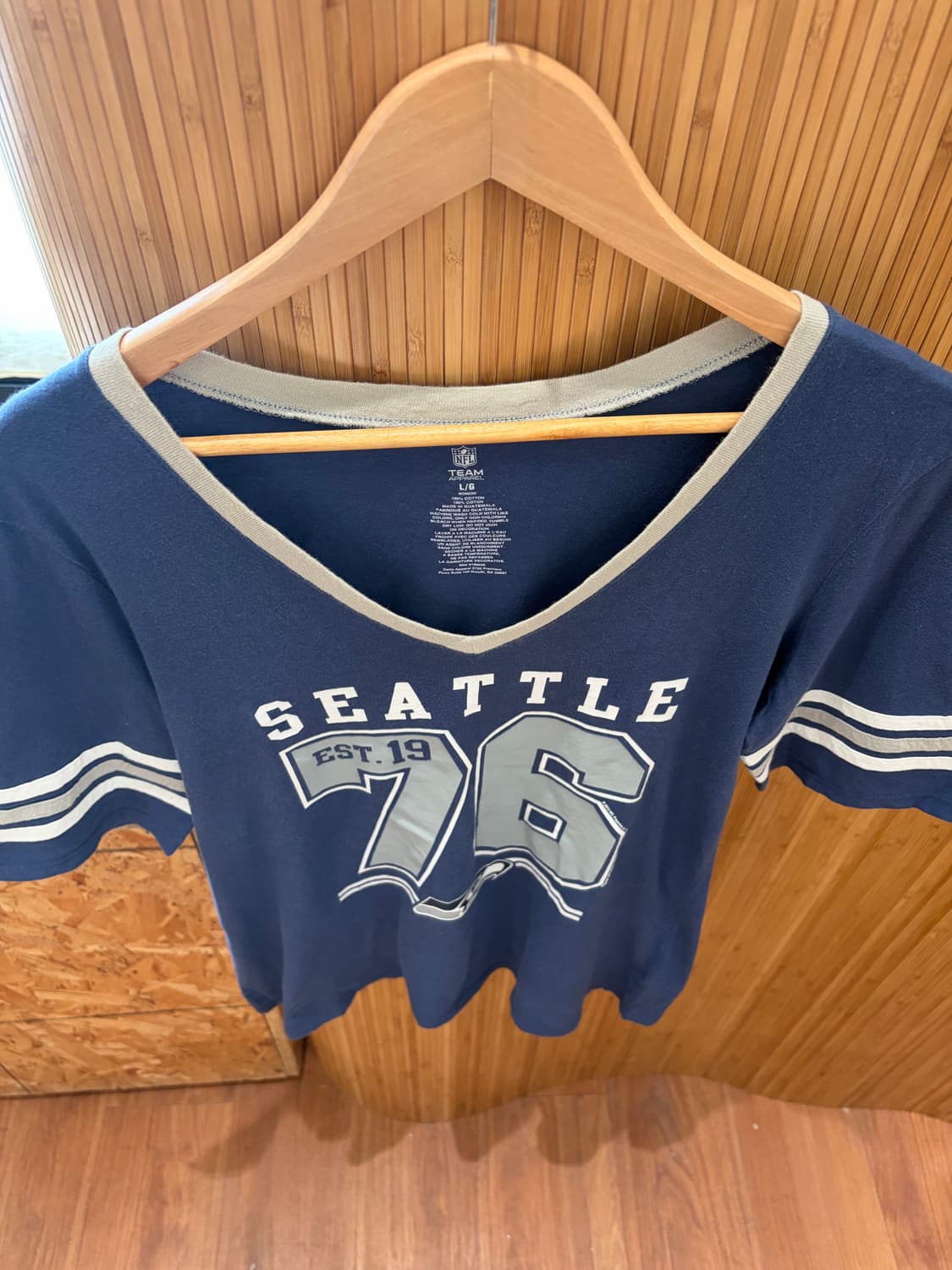 NFL Deep V neck T-shirt 상품이미지2