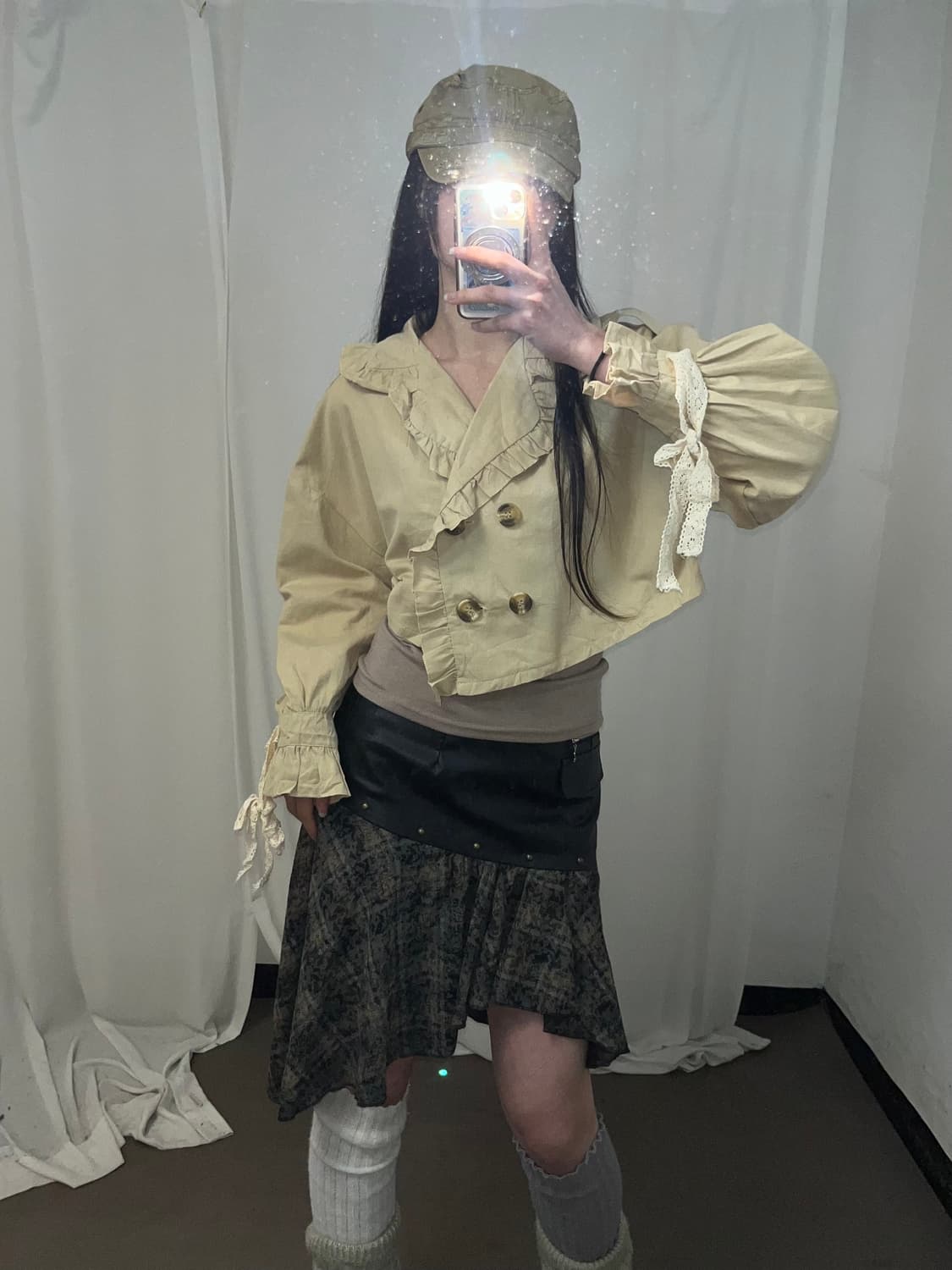 나폴레옹 버튼 러블리 니혼진 셔츠  상품이미지4