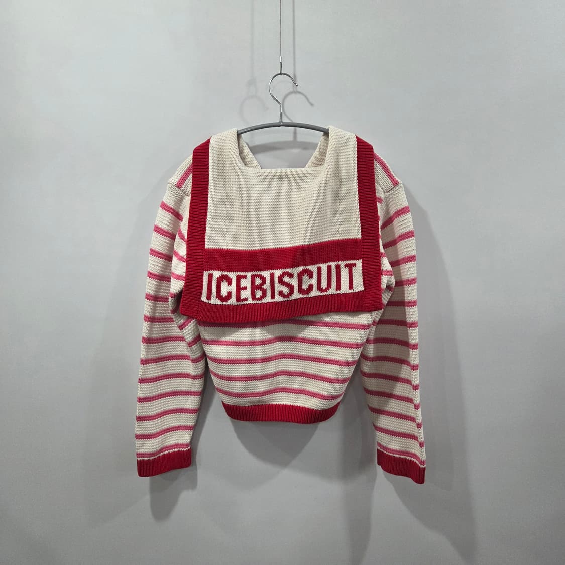 아이스비스킷 스트라이프 니트 가디건 155 상품이미지5