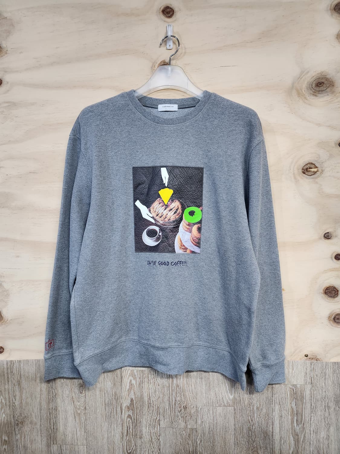 853) 커스텀멜로우 커피 아트웍 맨투맨 티셔츠 상품이미지1