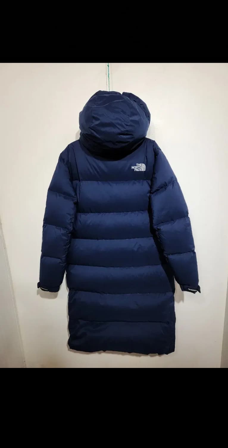 (L) 노스페이스 롱패딩 점퍼 네이비 오리털 후드 다운코트  상품이미지6