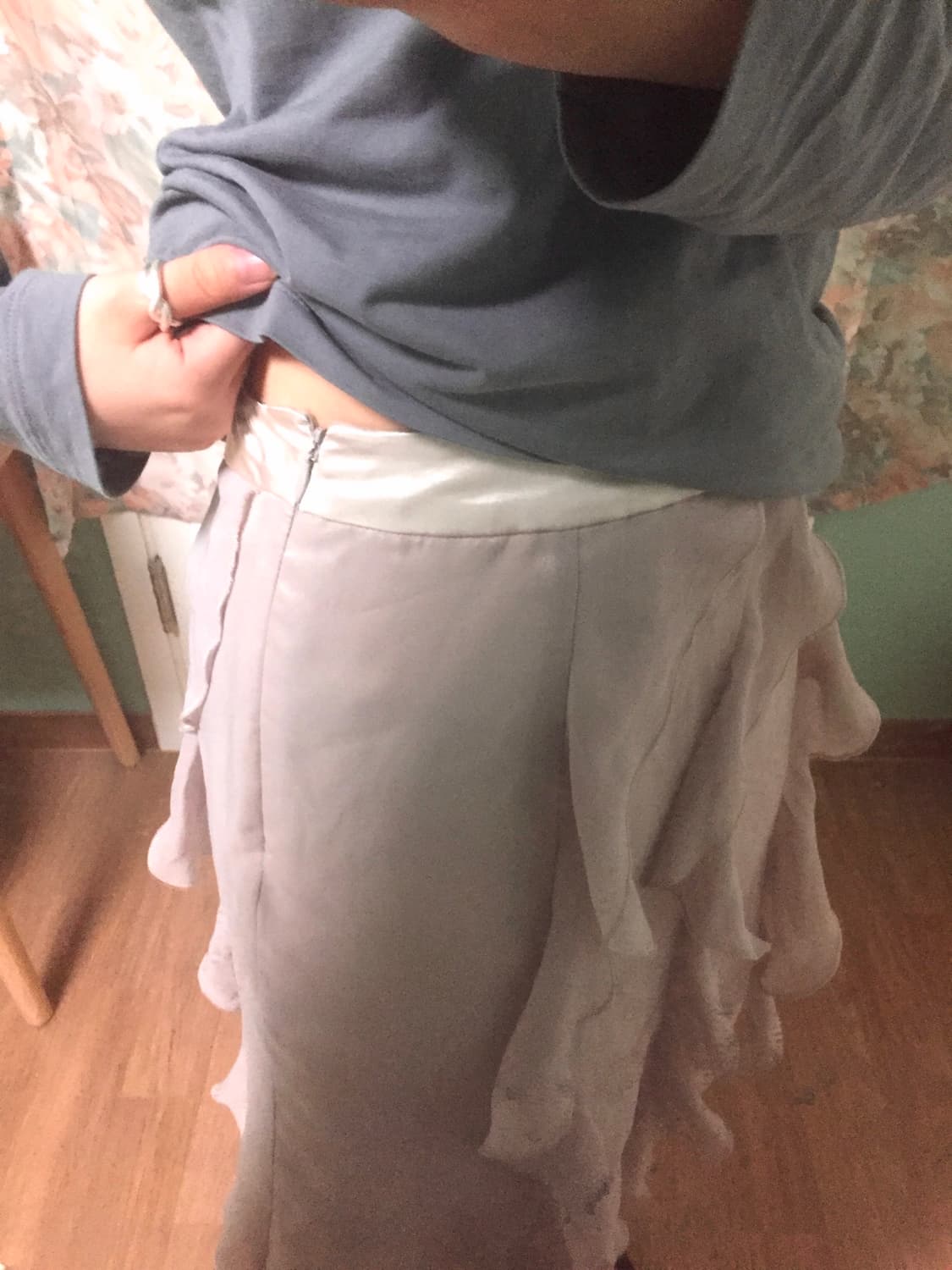 Japanese vintage shirring skirt 셔링 스커트 상품이미지3