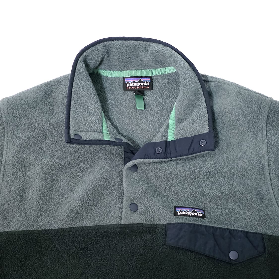[S] 파타고니아 신칠라 스냅티 다크그린 상품이미지4