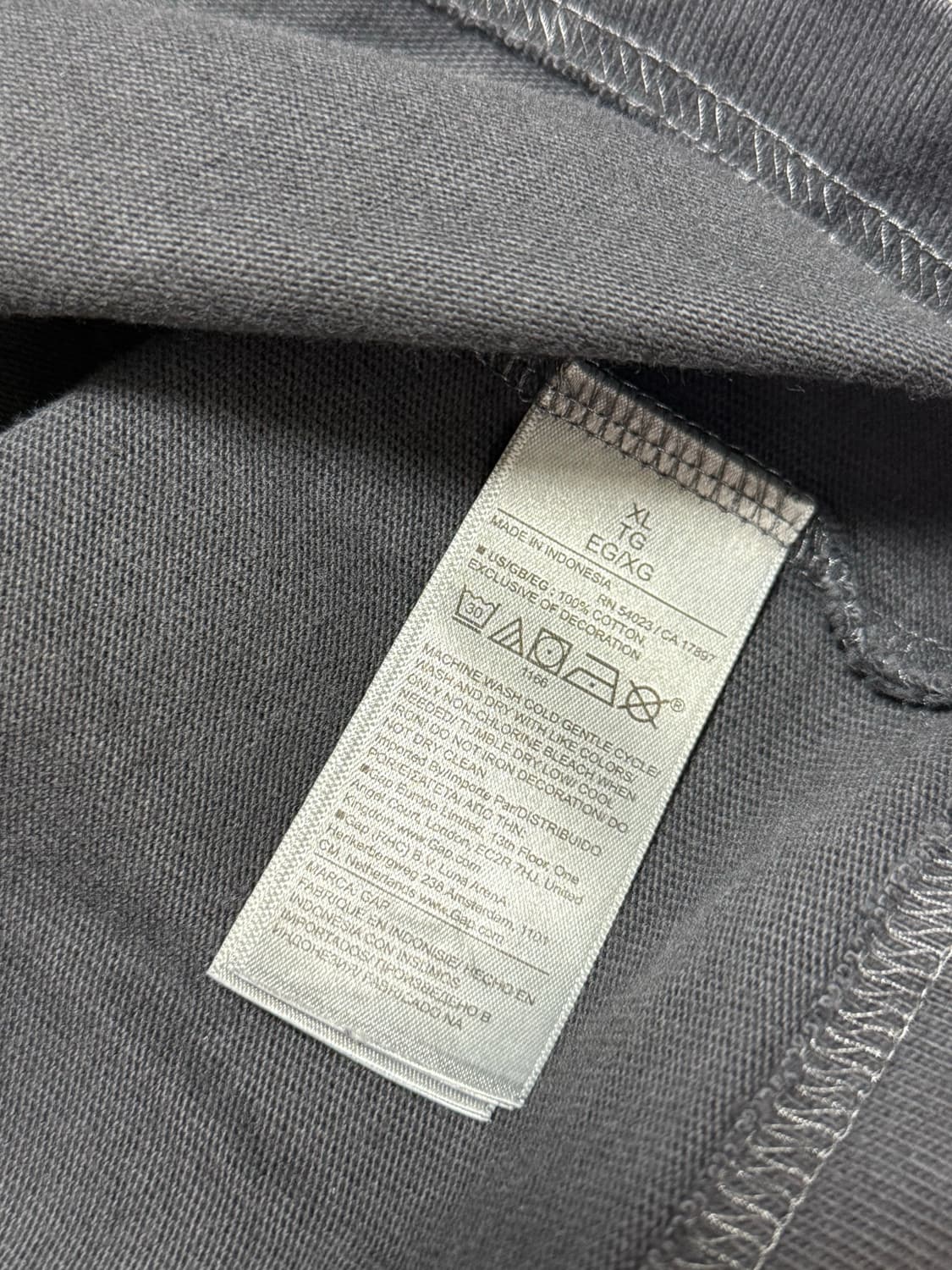 빈티지 올드 갭 모크넥 롱슬리브 XL 상품이미지5