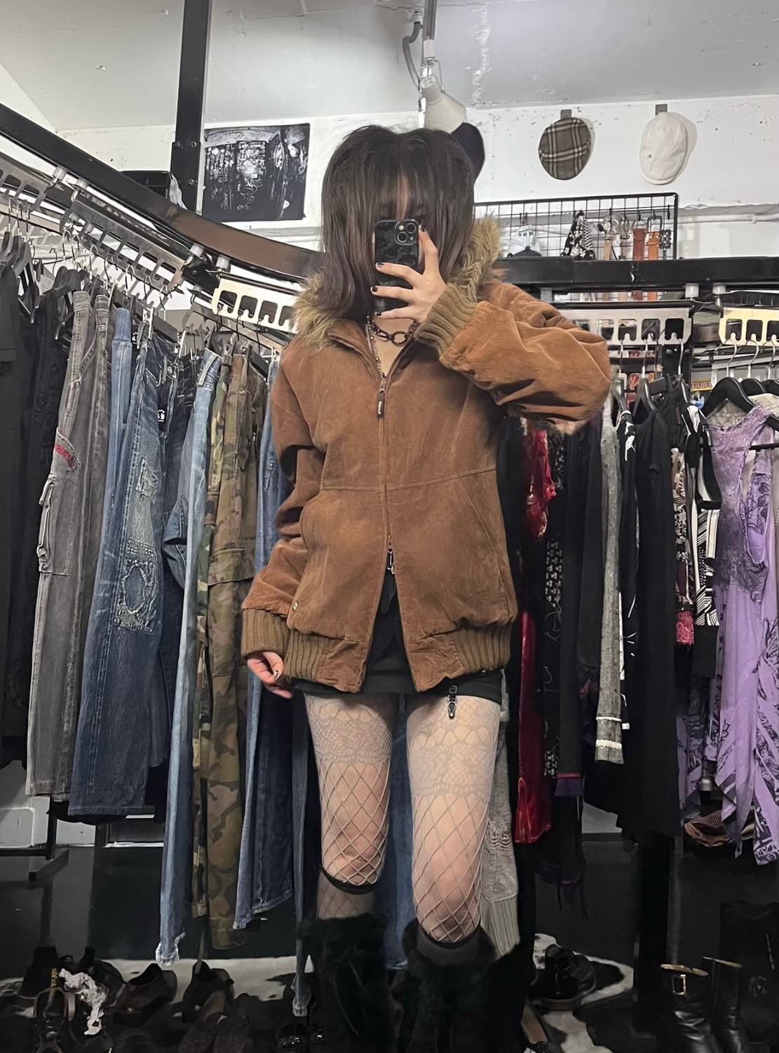 빌라봉 코듀로이 투웨이 퍼 후드자켓 상품이미지1