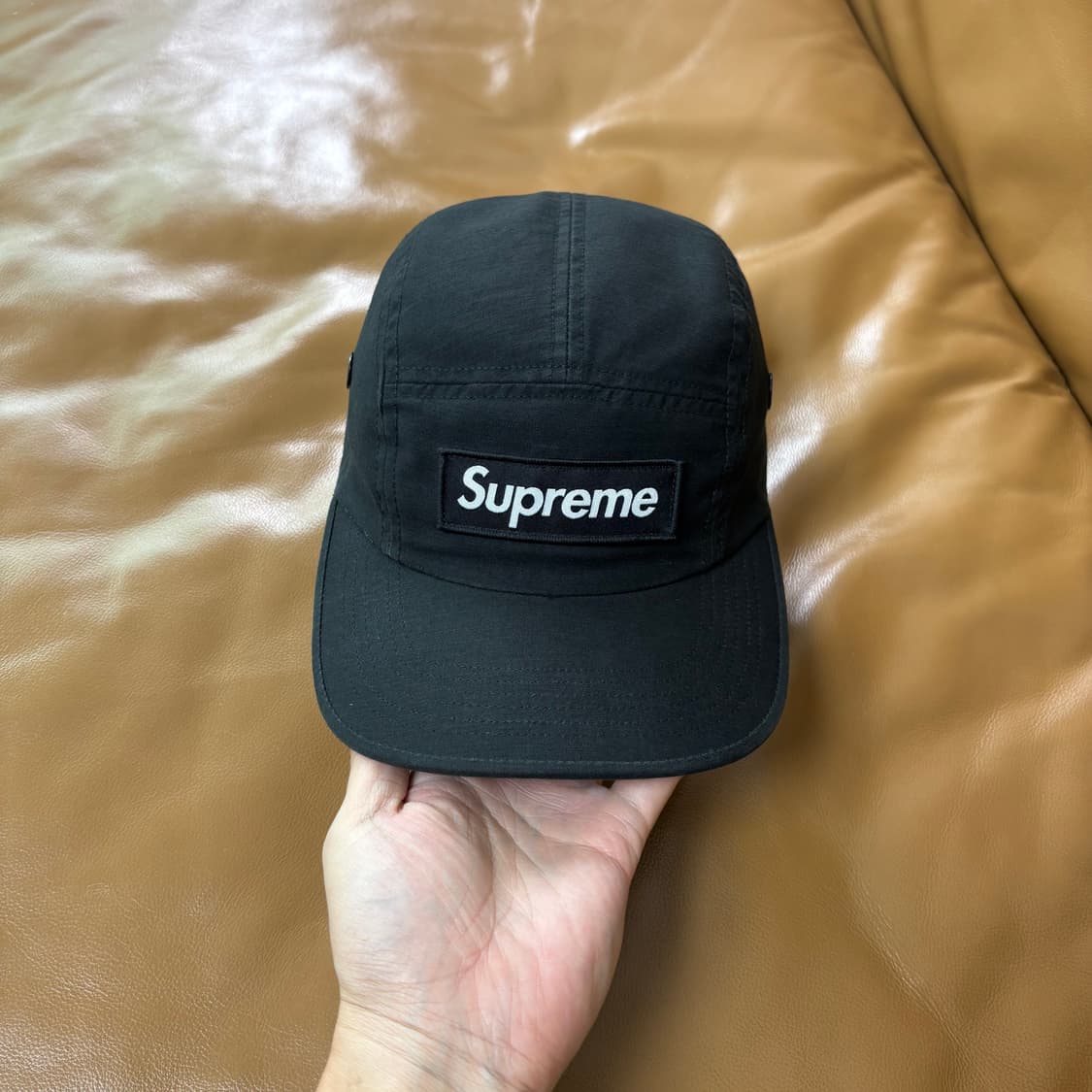Supreme 슈프림 24ss 밀리터리 블랙 캠프캡 모자 (Black) 상품이미지2