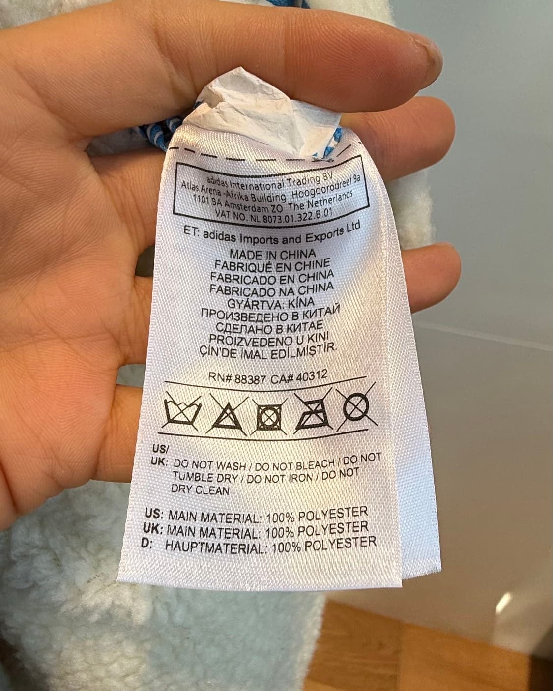 아디다스x알렉산더왕 리버서블 플리스 박시 봄버 자켓 상품이미지9