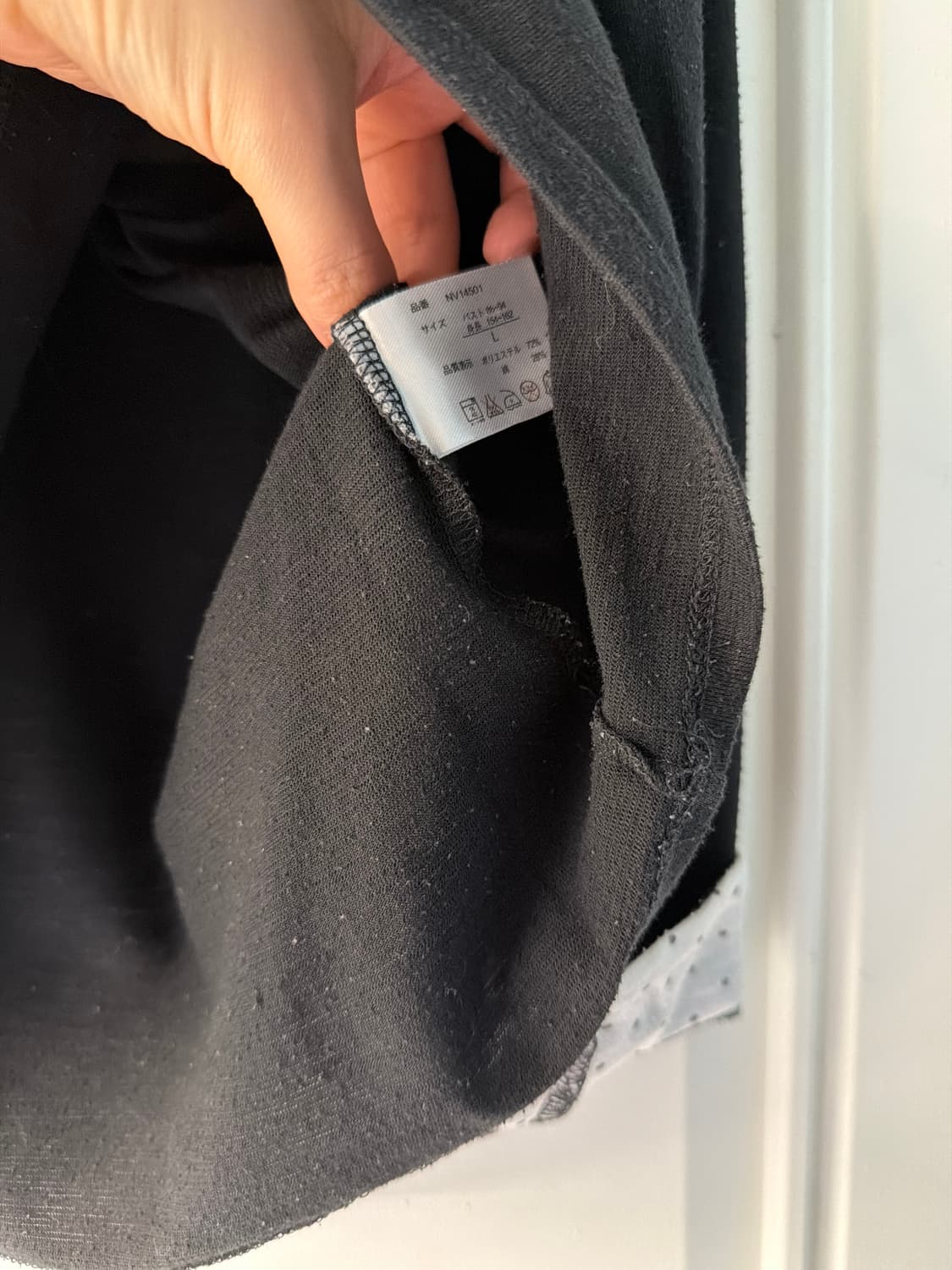 일본빈티지 도트 레이어드 롱슬리브 상품이미지5